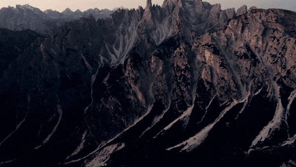 GIF af Dolomitterne