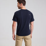 Bornholm Merino/Tencel T-shirt Men - Midnight blue
