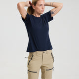 Bornholm Merino/Tencel T-shirt Women - Midnight blue