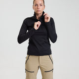 Pyrenees Fleece Sweater Women - Black GPS