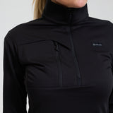 Pyrenees Fleece Sweater Women - Black GPS