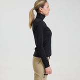 Pyrenees Fleece Sweater Women - Black GPS