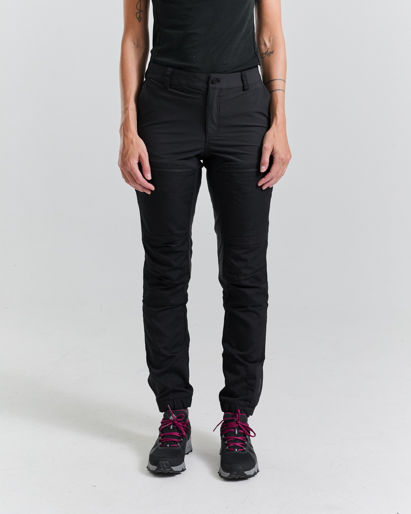Harzen Outdoor Pants Women - Black GPS