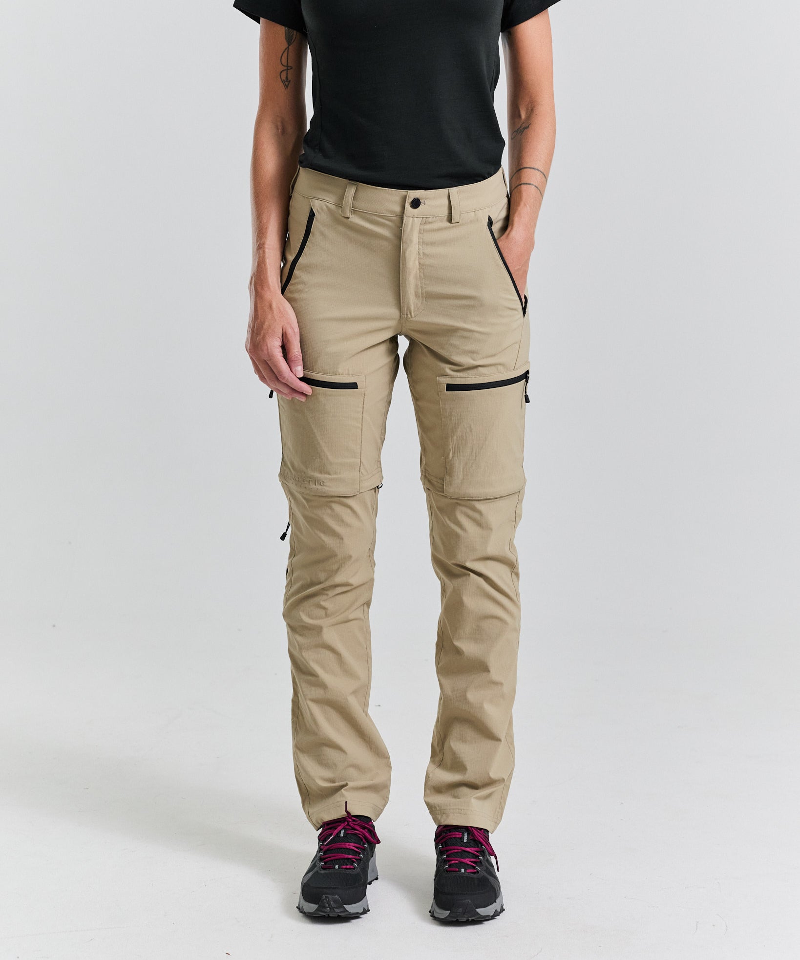 Dolomites Zip Off Pants Women - Nomad Sand