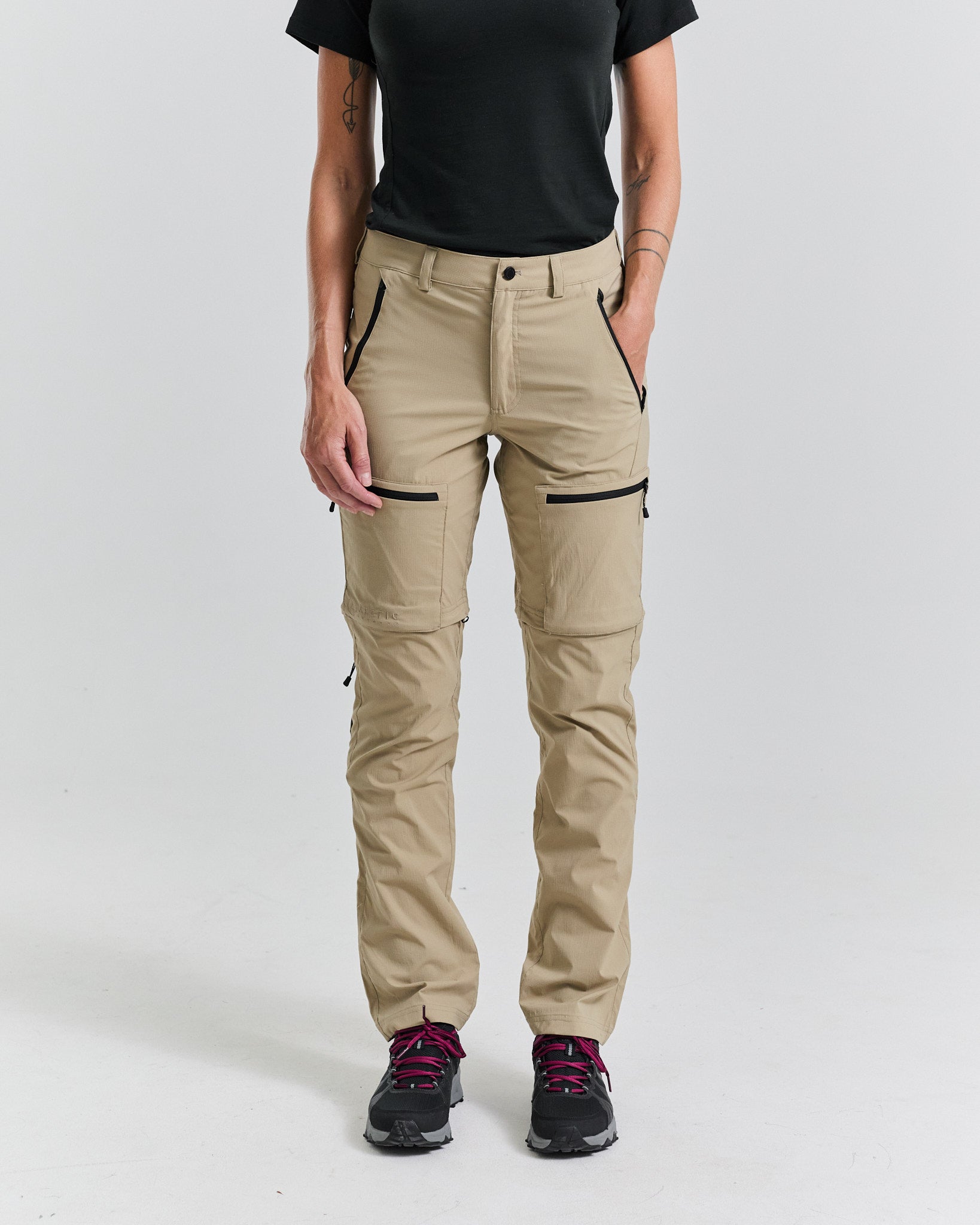 Dolomites Zip Off Pants Women - Nomad Sand