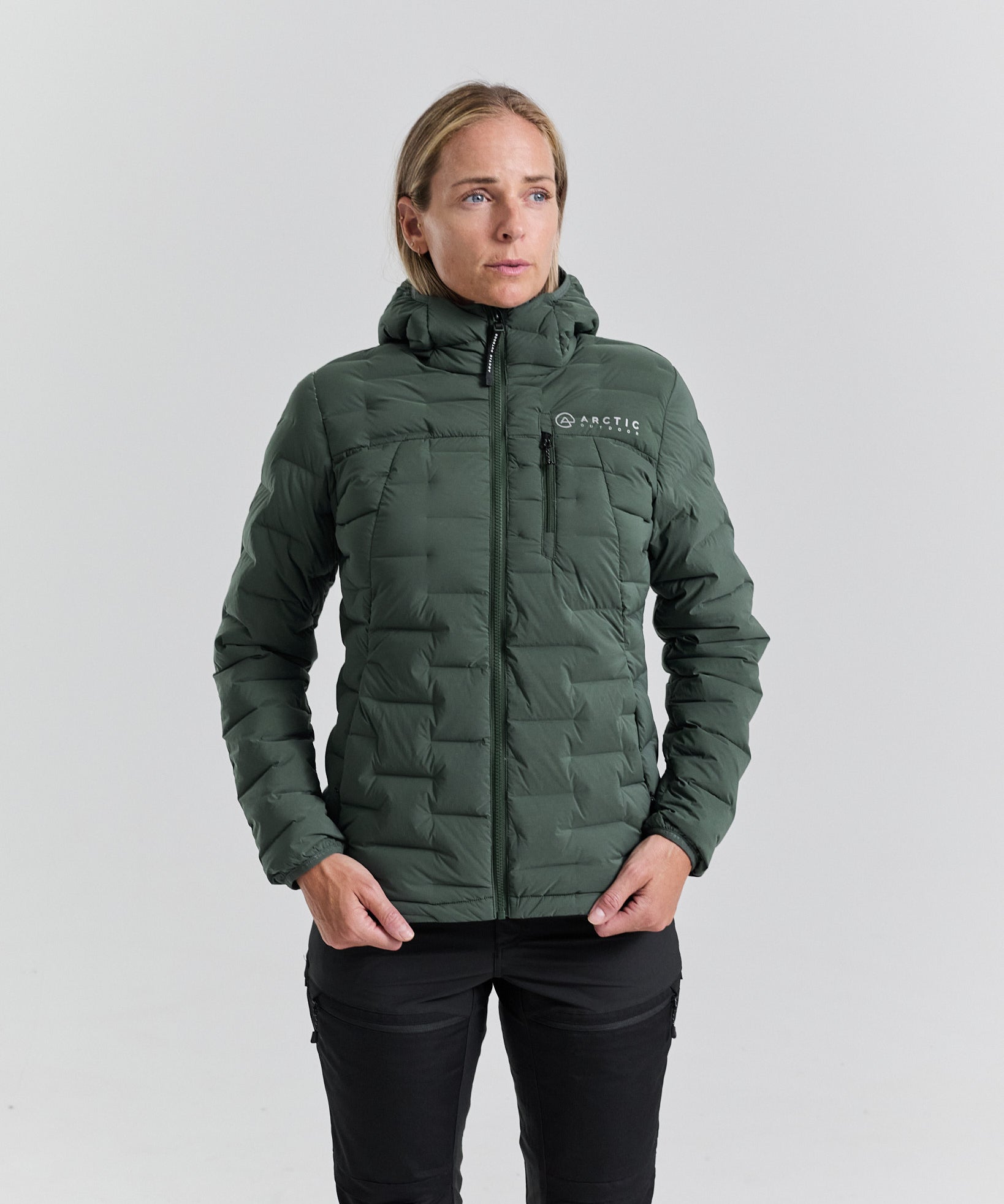 Wadden Sea Down Jacket Women - Forest Base