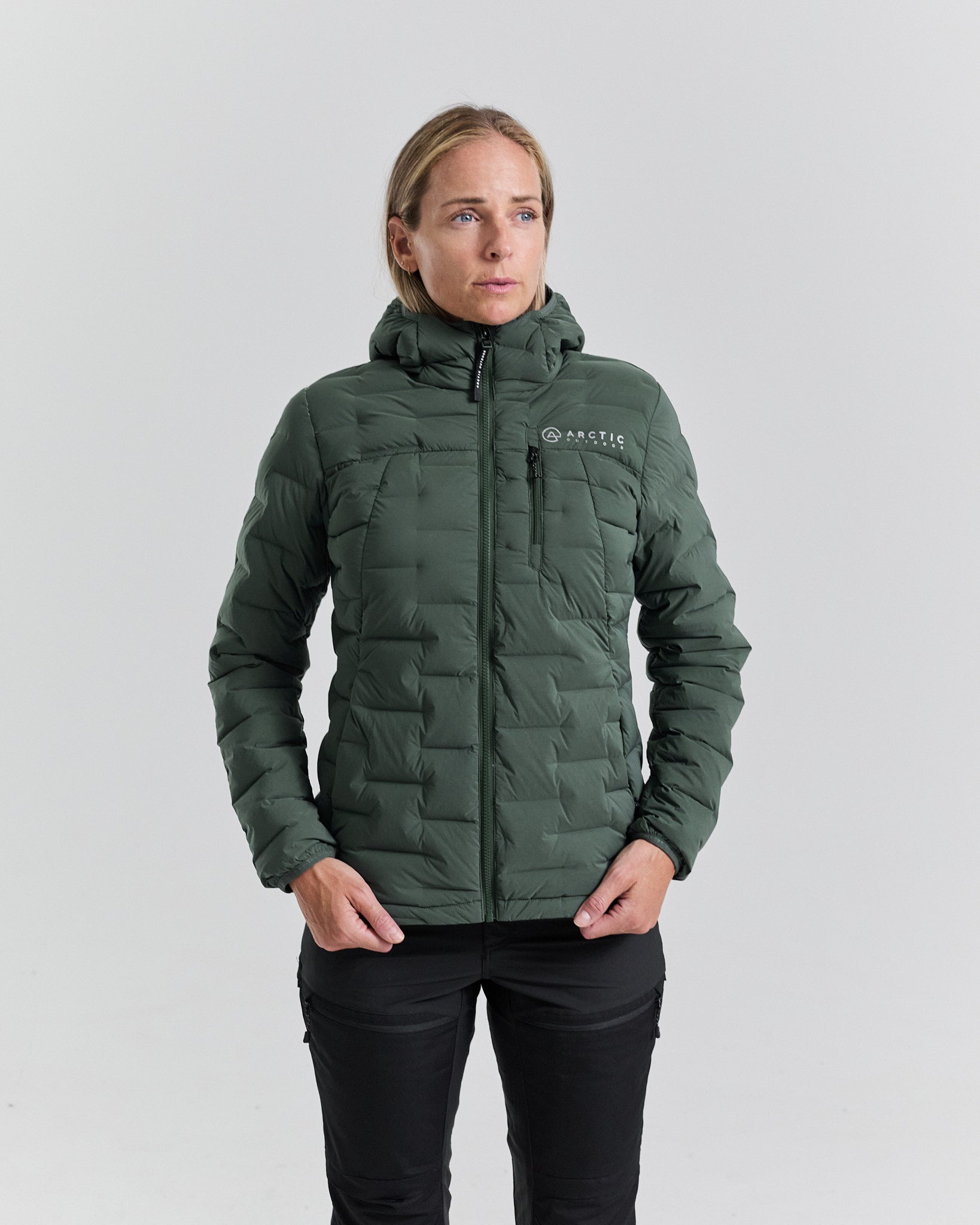 Wadden Sea Down Jacket Women - Forest Base