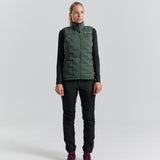 Wadden Sea Down Vest Women - Forest Base
