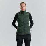 Wadden Sea Down Vest Women - Forest Base