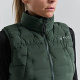 Wadden Sea Down Vest Women - Forest Base