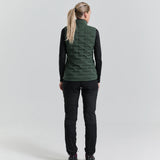 Wadden Sea Down Vest Women - Forest Base