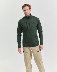 Pyrenees Fleece Sweater Man - Forest Base