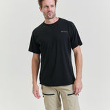 Bornholm Merino/Tencel T-shirt Men - Black GPS