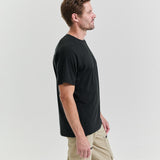 Bornholm Merino/Tencel T-shirt Men - Black GPS