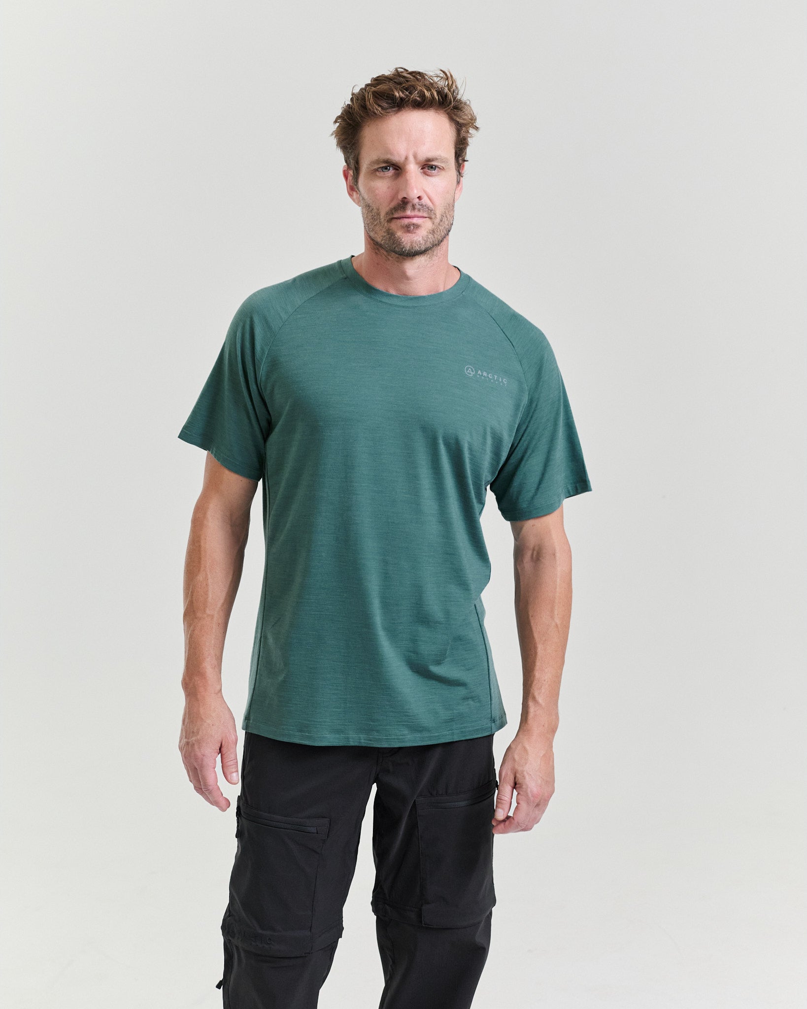 Bornholm Merino/Tencel T-shirt Men - Atlantic Mineral
