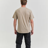 Bornholm Merino/Tencel T-shirt Men - Nomad Sand