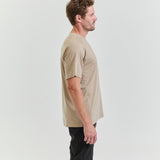 Bornholm Merino/Tencel T-shirt Men - Nomad Sand