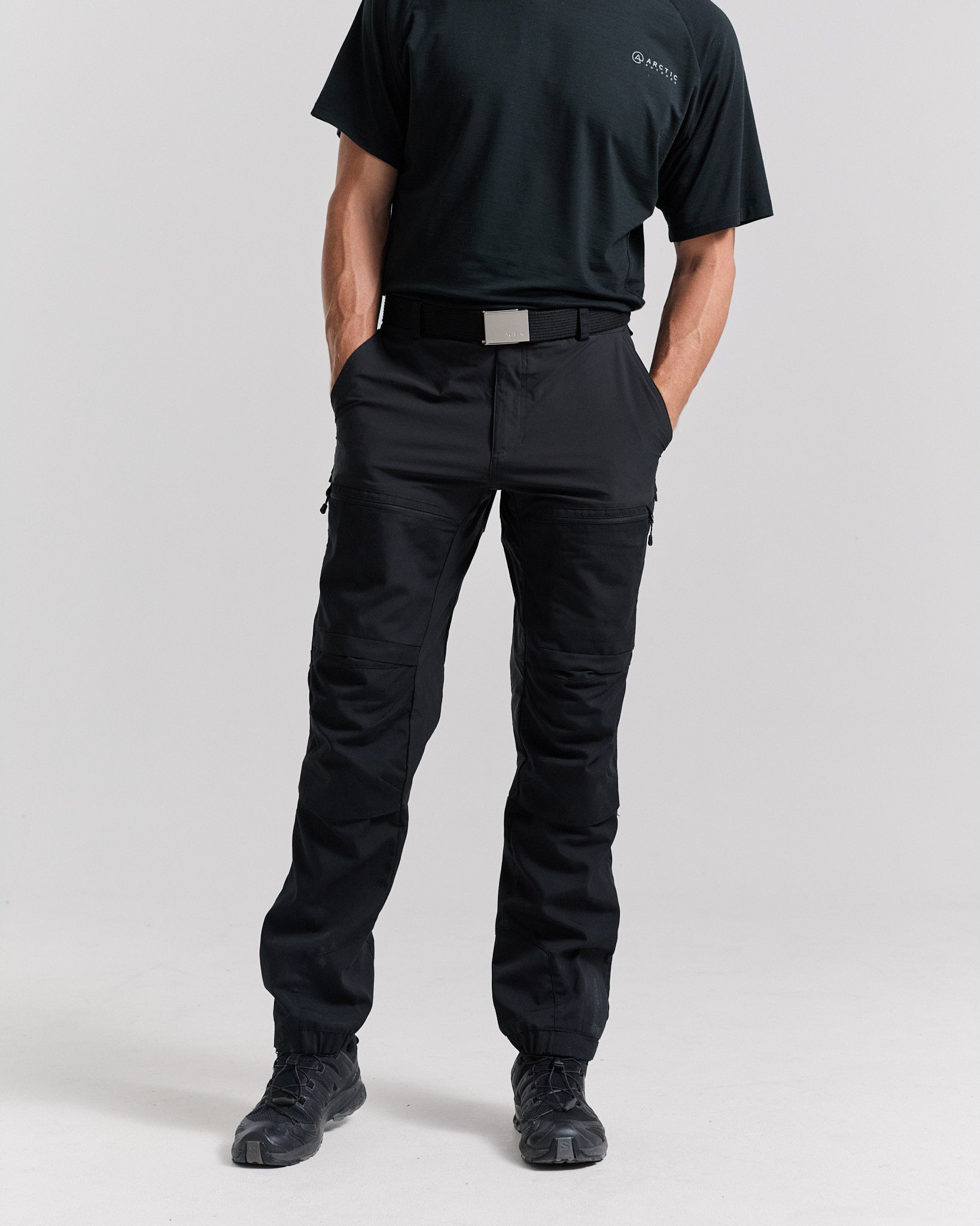 Harzen Outdoor Pants Men - Black GPS