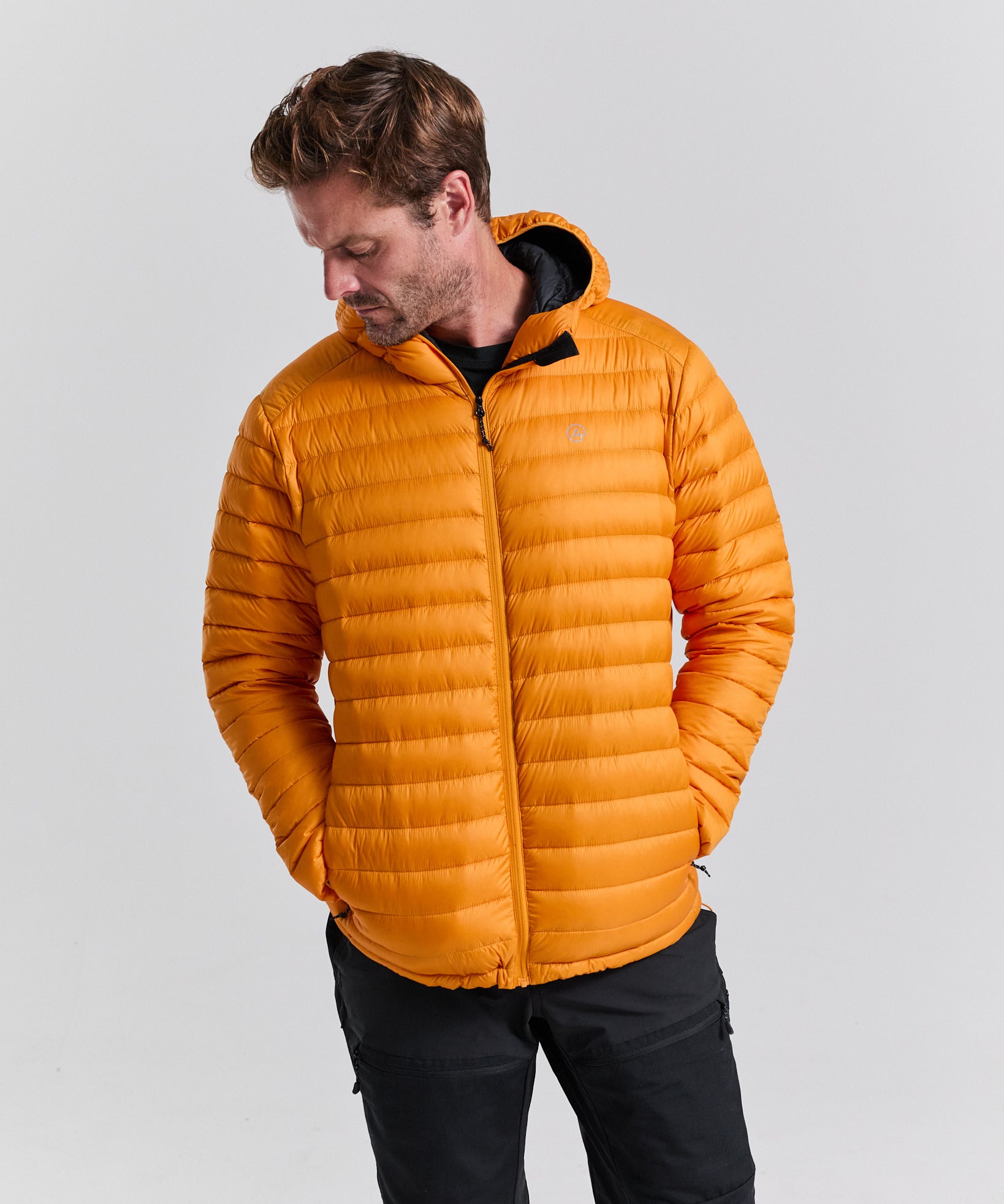 Lapland Down Jacket Men - Yellow Blaze