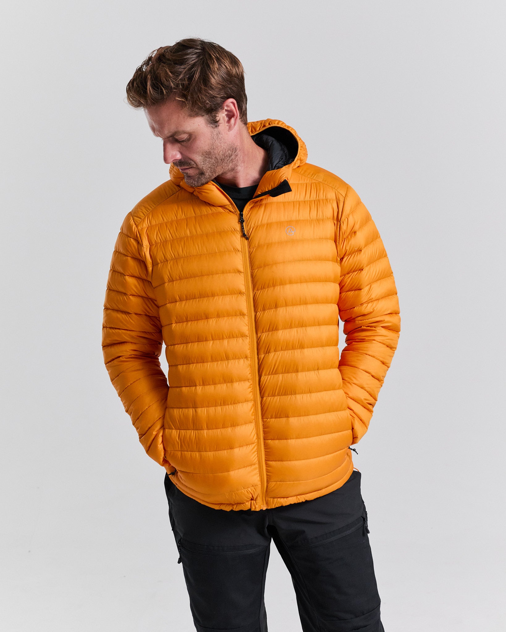 Lapland Down Jacket Men - Yellow Blaze