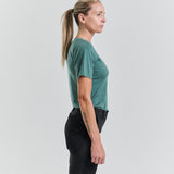 Bornholm Merino/Tencel T-shirt Women - Atlantic Mineral