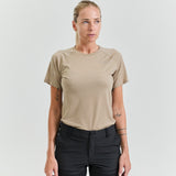 Bornholm Merino/Tencel T-shirt Women - Nomad Sand