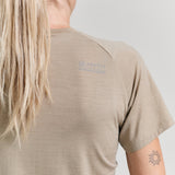Bornholm Merino/Tencel T-shirt Women - Nomad Sand