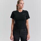 Bornholm Merino/Tencel T-shirt Women - Black GPS