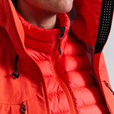 Camino Down Jacket Women - Red Sunset