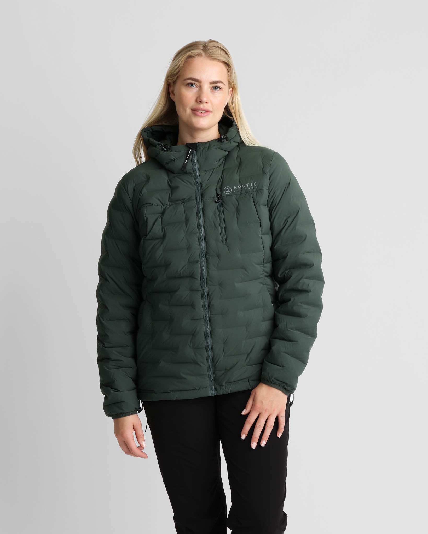 Vadehavet Dunjakke 2.0 Dame Forest – Julie, 180 cm, str. XL